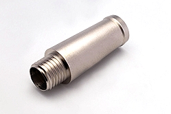 Bock #6 fountain pen section - satin palladium-nickel plate