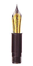 Bock fountain pen nib with Cyclone housing #6 bi-colour - extra broad