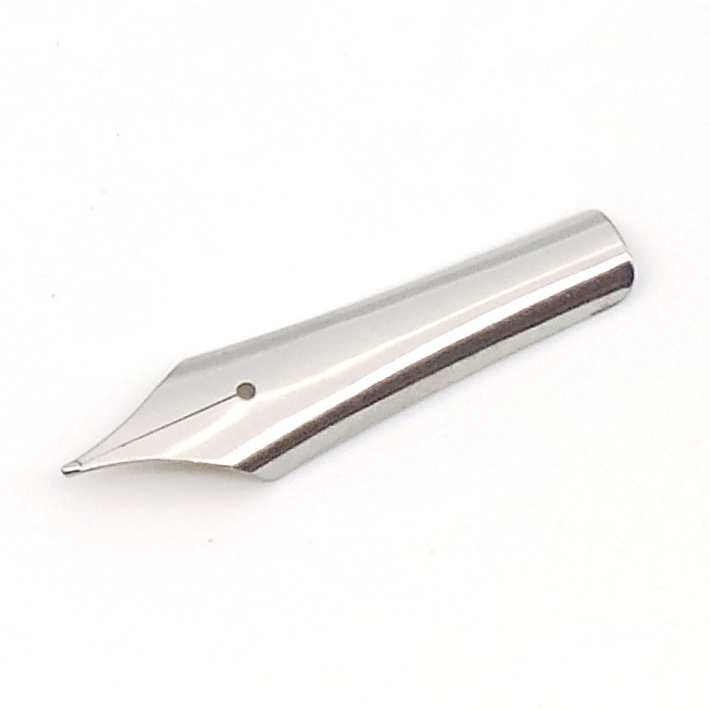 Bock fountain pen nib with kit housing #6 non-engraved polished steel - medium