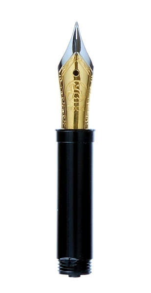 Bock fountain pen nib with Bock housing #5 bi-colour - medium