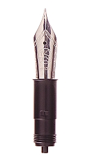 Bock fountain pen nib with Bock housing #6 polished steel - extra broad