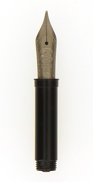 Bock fountain pen nib with Bock housing #5 solid titanium - extra fine