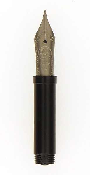 Bock fountain pen nib with Bock housing #5 solid titanium - medium
