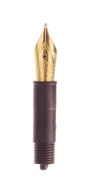 Bock fountain pen nib with kit housing #5 18k solid gold - broad