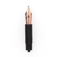 Bock fountain pen nib with kit housing #5 rose gold plate - fine
