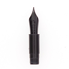 Bock fountain pen nib with kit housing #6 black lacquer - extra fine