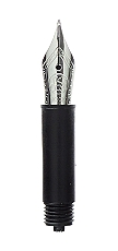 Bock fountain pen nib with kit housing #5 polished steel - fine