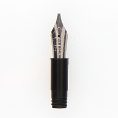 Bock fountain pen nib with kit housing #6 polished steel - italic point - 1.9mm