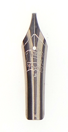 Bock fountain pen nib with kit housing #6 polished steel - italic point - 1.9mm