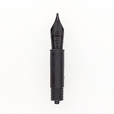 Bock fountain pen nib with kit housing #5 black lacquer - broad