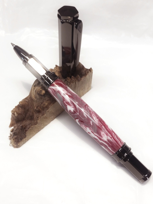 Buckeye Nation - Divine Island alumilite pen blank