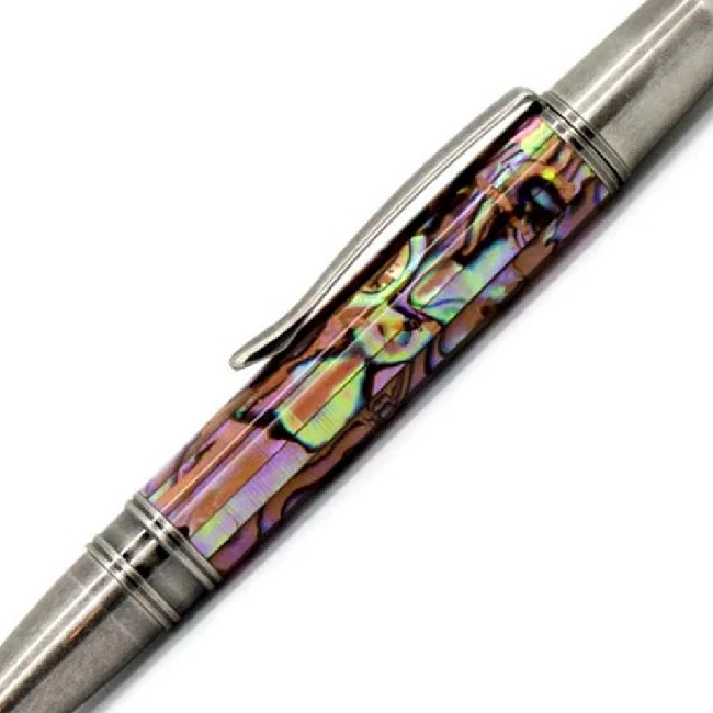 Copper Blankwerks paua abalone pen blank - Sirocco/Zephyr/Sierra Series