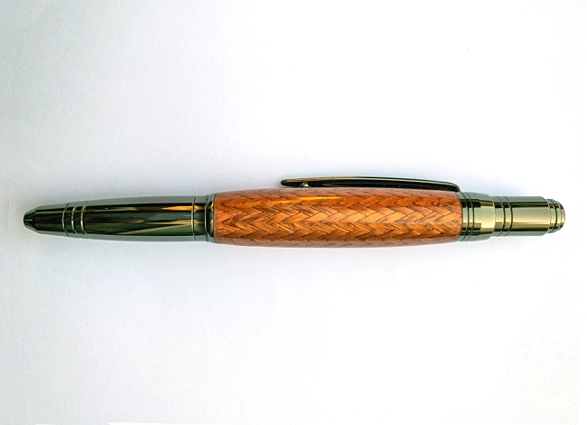 Copper Pearl Crafted Makes wire braid pen blank - Sirocco/Sierra