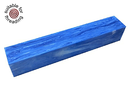 Cold as Ice - Divine Island alumilite pen blank