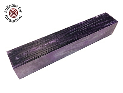 Purple Sky - Divine Island alumilite pen blank