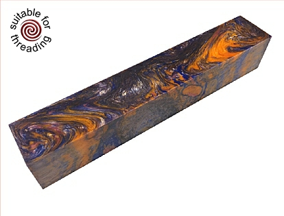 Sunset - Divine Island alumilite pen blank