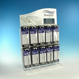 Half price refill display stand stocked with 60 x retail single packs