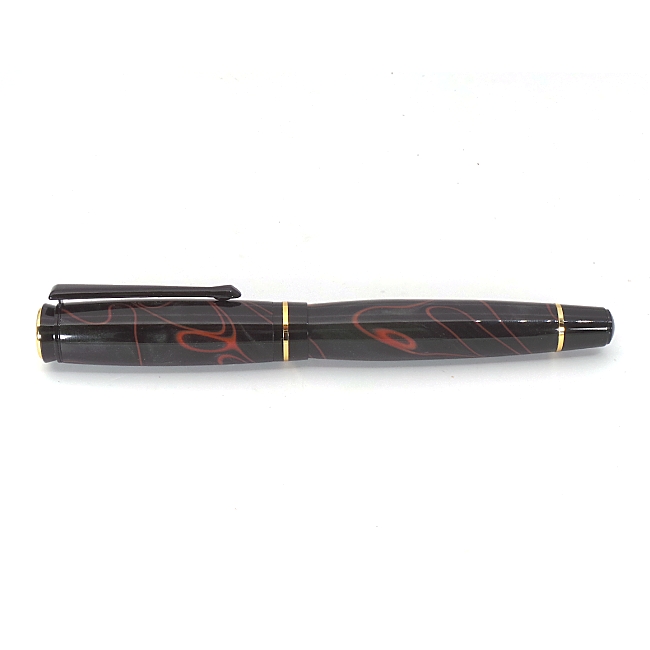 Kirinite Cracked Obsidian pen blank