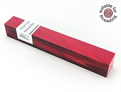 Kirinite Rioja Pearl pen blank 130mm - reduced to clear