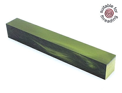Kirinite Venom Pearl pen blank 130mm - reduced to clear
