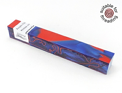 Kirinite Vivid Blue pen blank