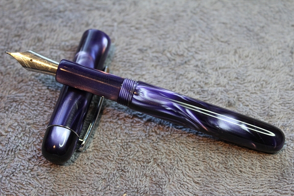 Kirinite Wicked Purple pearl pen blank