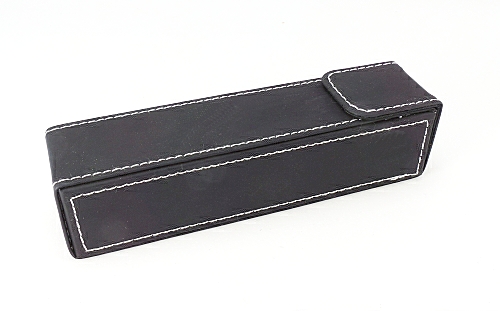 Leatherette drawer type pen box