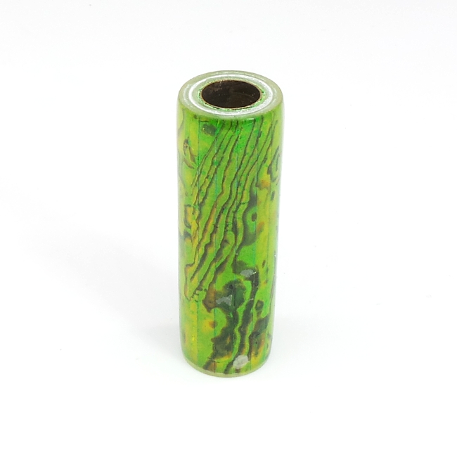 Lime Green Blankwerks paua abalone pen blank - Sirocco/Zephyr/Sierra Series