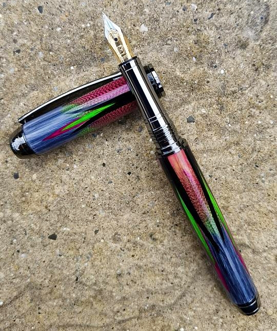 Marlas Feathers pen blank - Mistral FP #8