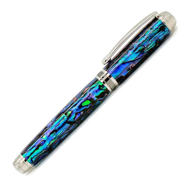 Natural Blankwerks paua abalone pen blank - Mistral/Leveche FP/RB