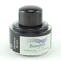 Obsidian Black - Fountain pen ink. 45ml