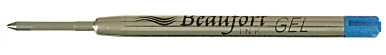 Parker style gel ink ballpoint refill, medium point, blue