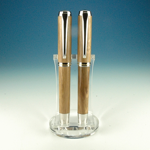 Radius2 pen stand - acrylic pen stand for two pens