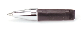 Refillable rollerball nib - chrome