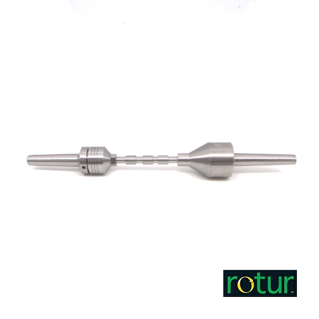 Rotur deluxe woodturning compression pen mandrel - 1 morse taper