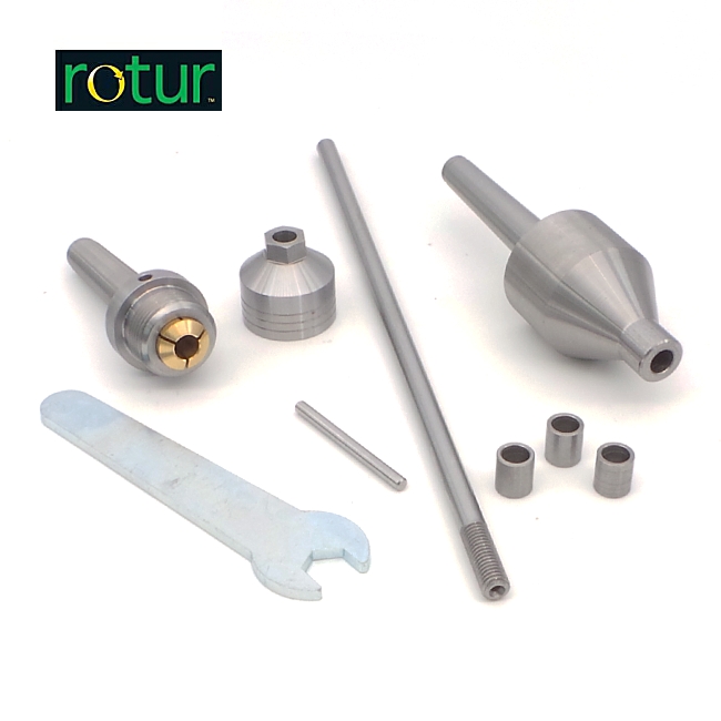 Rotur deluxe woodturning compression pen mandrel - 1 morse taper