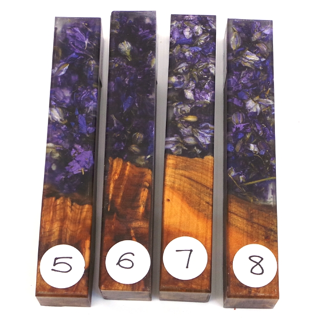 Royal Bouquet Flower Girl acrylic pen blank No7