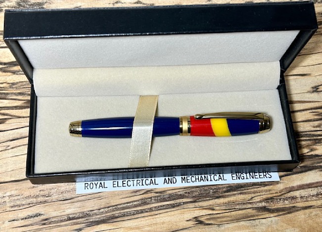 Royal Electrical &  Mechanical Engineers - Semplicita SHDC matched pen blank colours