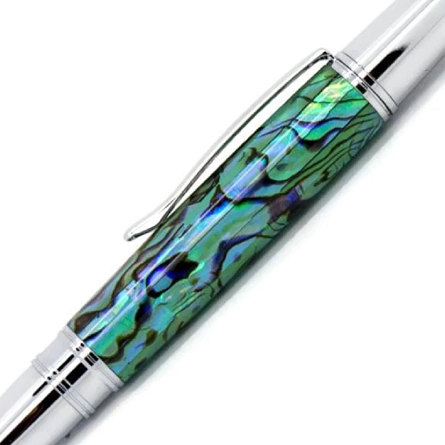 Seafoam Blankwerks paua abalone pen blank - Sirocco/Zephyr/Sierra Series