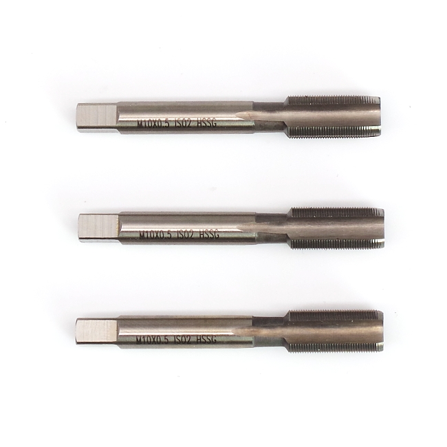 Set of 3 thread tap for Bock size 8 nib housings