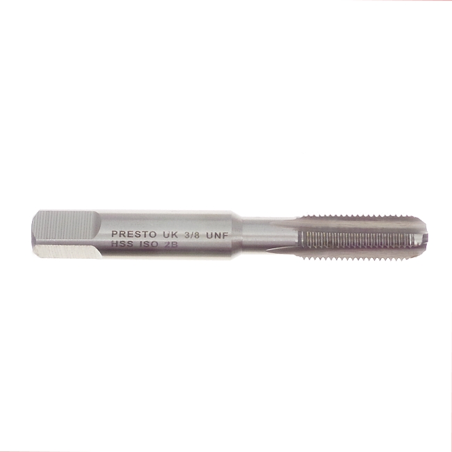 Single lead Plug thread tap - 3/8 UNF (24tpi)