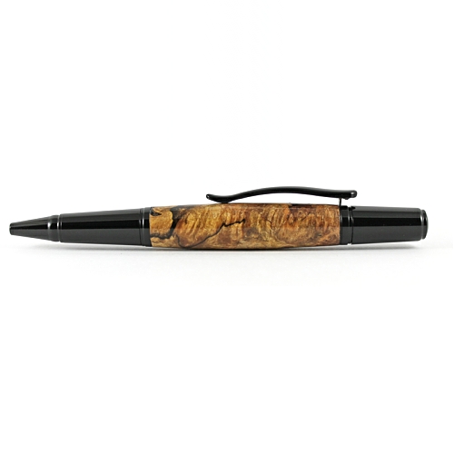 Sirocco ballpoint pen kit with black chrome fittings