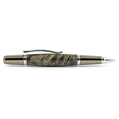 Sirocco ballpoint pen kit with chrome & gunmetal fittings