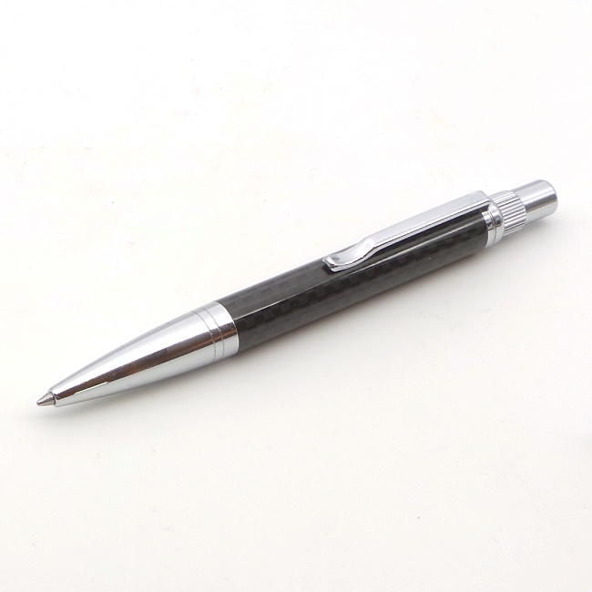 Solano ballpoint pen kit with chrome fittings