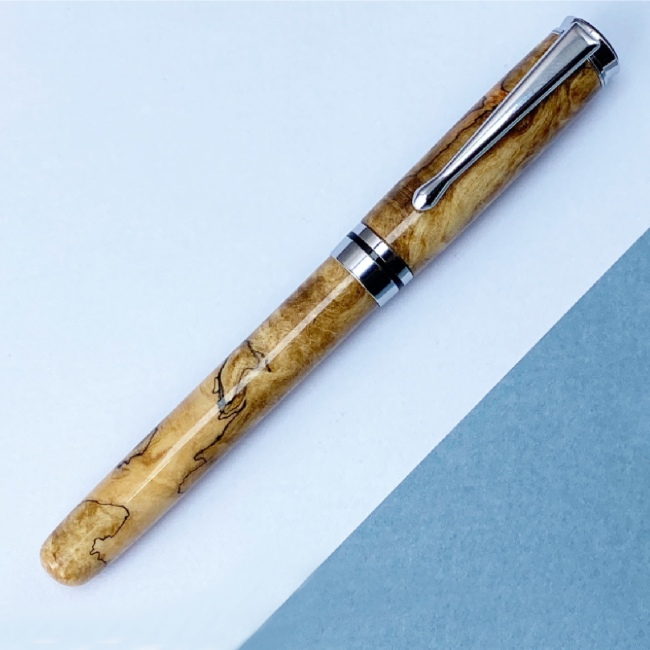 Spalted Tamarind pen blank