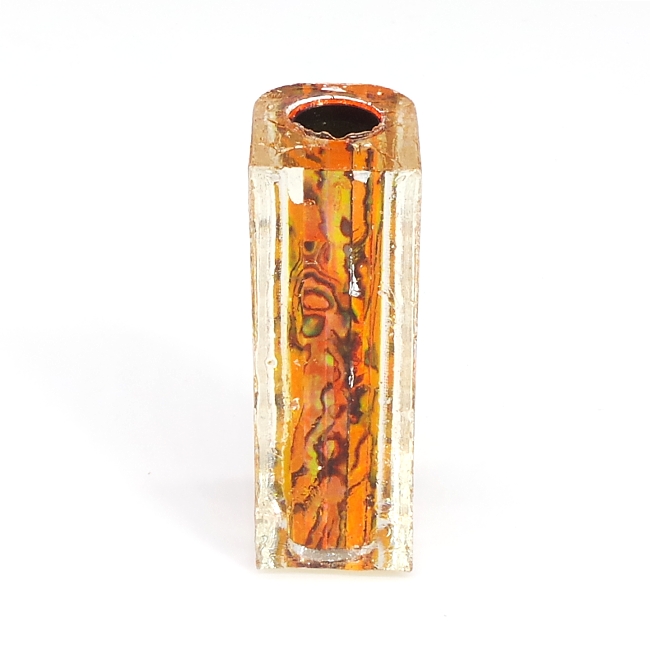 Sunset Orange Blankwerks paua abalone pen blank - Sirocco/Zephyr/Sierra Series