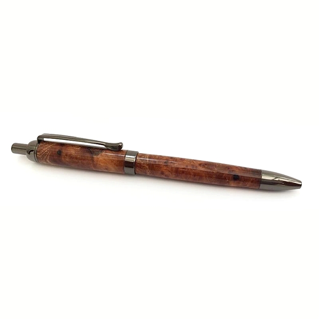 Tempest click ballpoint pen kit with gunmetal fittings