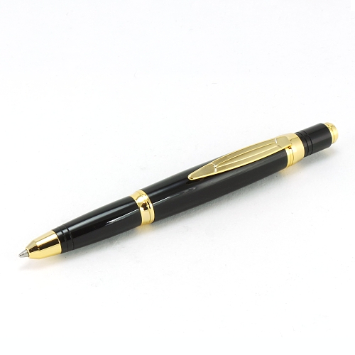 Zephyr ballpoint pen kit with black & gold fittings