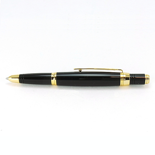 Zephyr ballpoint pen kit with black & gold fittings