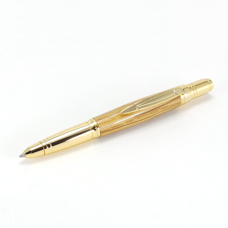 Zephyr ballpoint pen kit with upgrade gold fittings